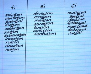 Real Spelling Problem Analysed by Teacher